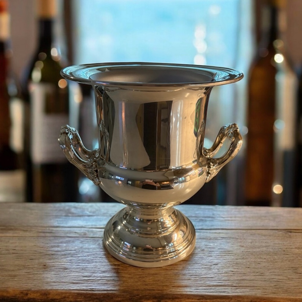 Sale🔥🔥🔥Vintage Pilgrim Regency Style Silver Plated Champagne Wine Ice Bucket - Picture 3 of 14